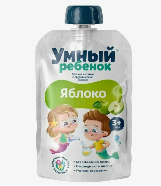 Умный ребенок пюре